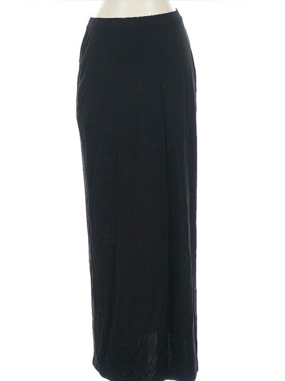 Women's Black Maxi Skirt - Classic Straight Silhouette